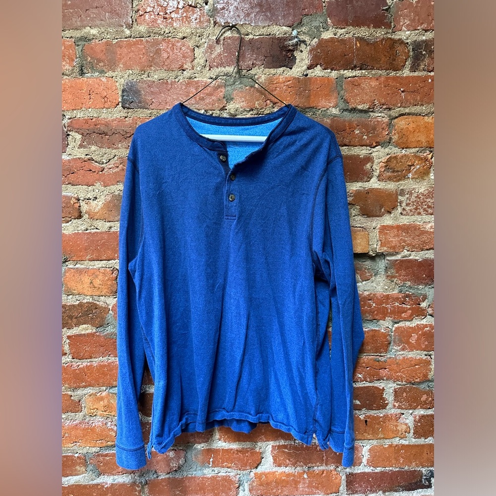 Blue Ocean Coast Brand Blue Henley